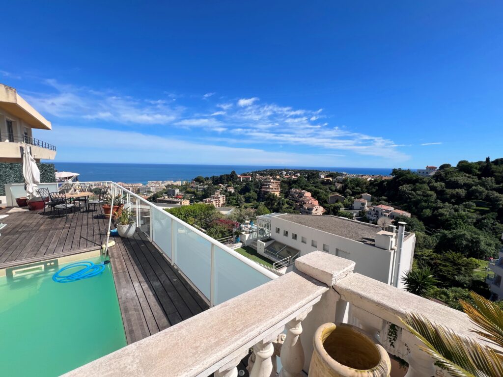 Villa Roquebrune-Cap-Martin 180m² , open sea view, near Monaco ISM Property