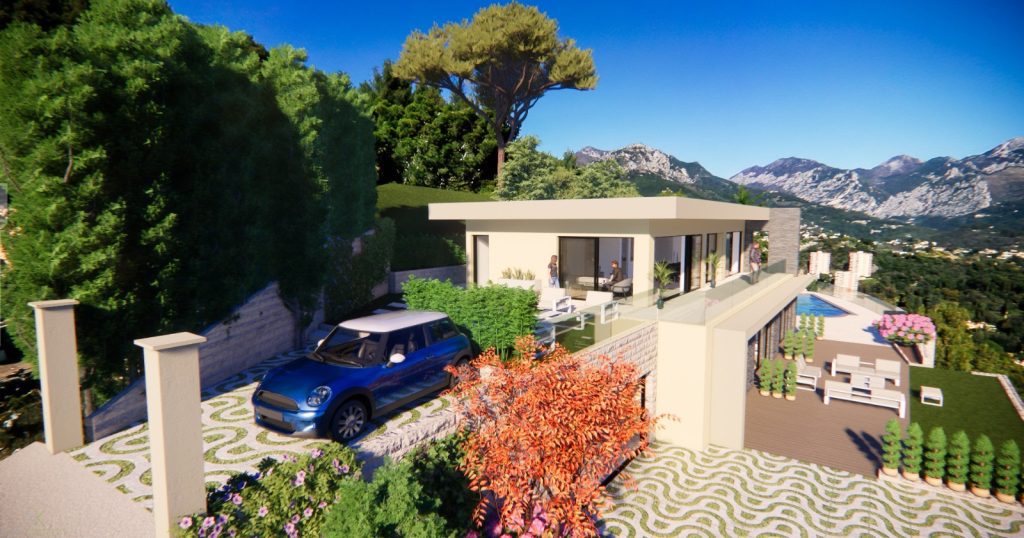 Villa Roquebrune-Cap-Martin 200m² Vue mer, calme , proche MONACO ISM Property