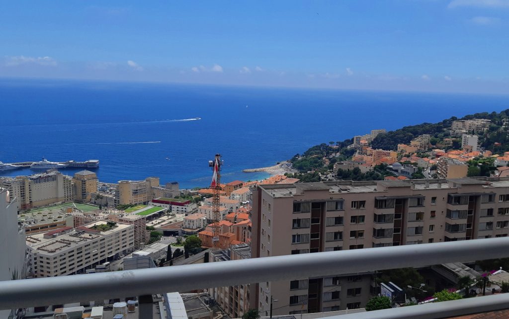 Appartement Cap-d'Ail 80m² Limitrophe Monaco, vue mer, piscine ISM Property