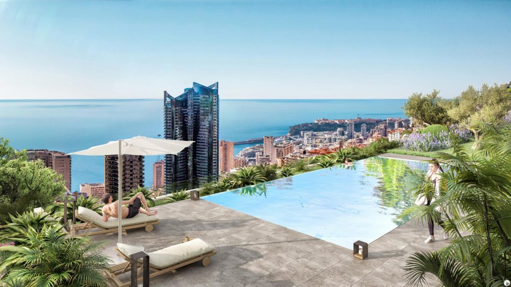 Appartement Beausoleil 62m² Vue Monaco, piscine ISM Property