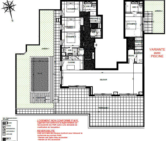Appartement Beausoleil 368m² Proche MONACO, jardin , piscine ISM Property