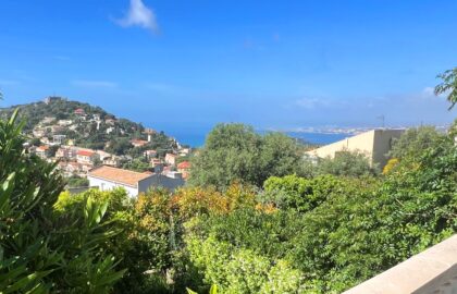 Private garden, sea view, quiet area in Villefranche sur Mer ISM Property