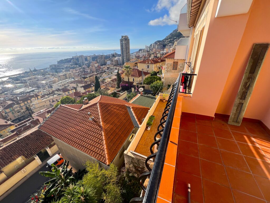 Sea View Apartment with Terrace – Beausoleil Border Monaco ISM Property
