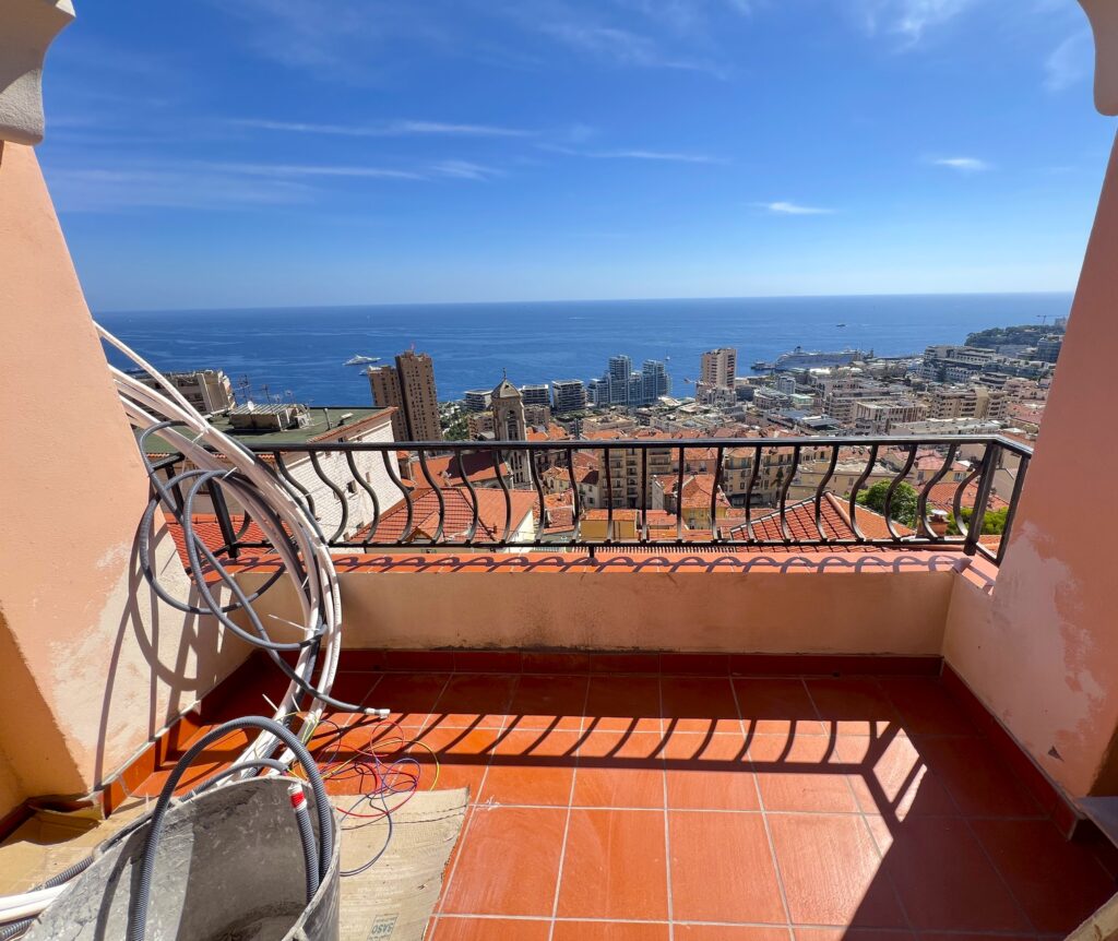 Vue mer panoramique , terrace border Monaco ISM Property