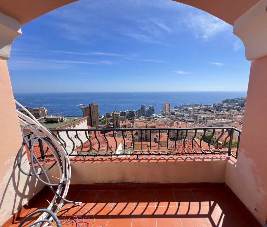 Vue mer panoramique , terrace border Monaco ISM Property