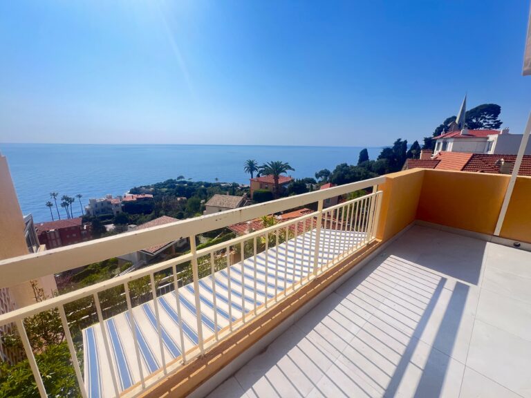 Sea View Apartment with Terraces Near Mala Beach – Cap-d’Ail ISM Property