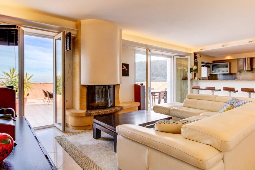 Open sea view, land , pool near Monaco ISM Property