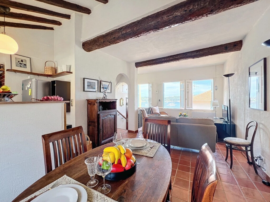 Open sea view, border beaches, old town of Villefranche sur mer ISM Property