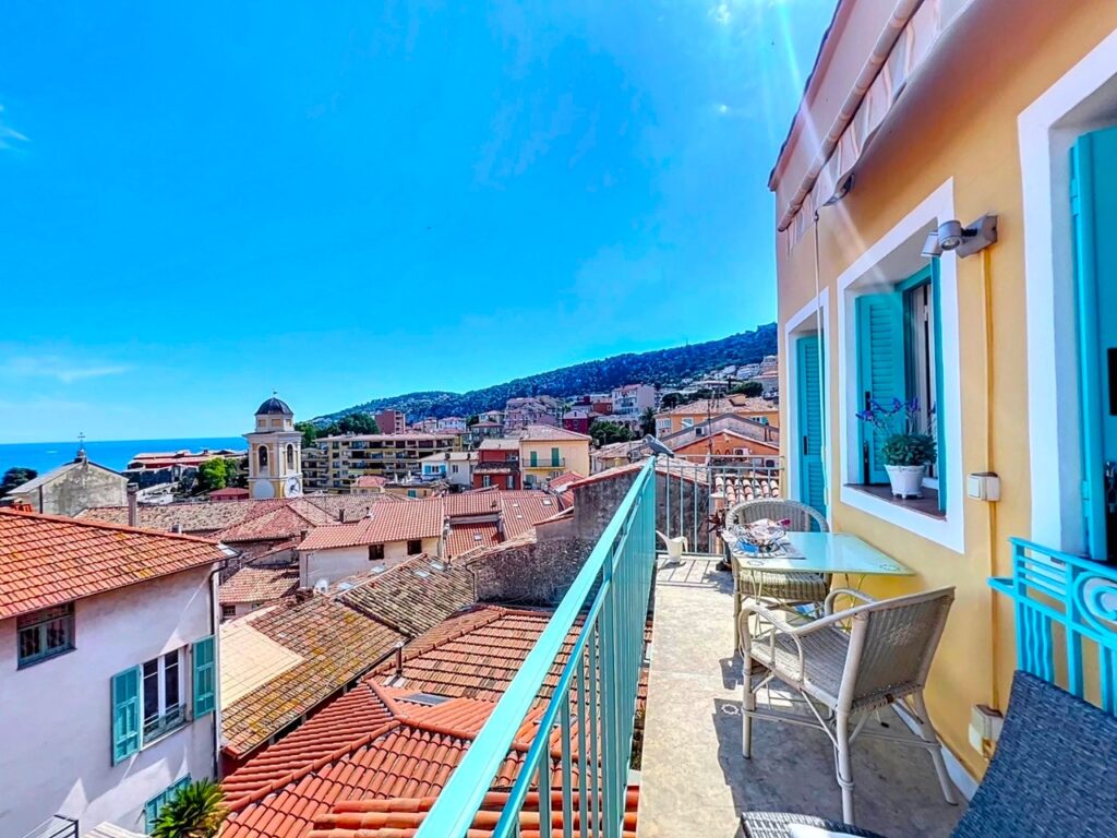 Open sea view, border beaches, old town of Villefranche sur mer ISM Property