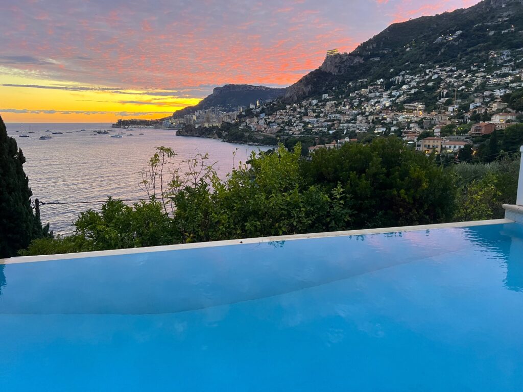 Vue mer panoramique, Vue de MONACO, piscine ISM Property