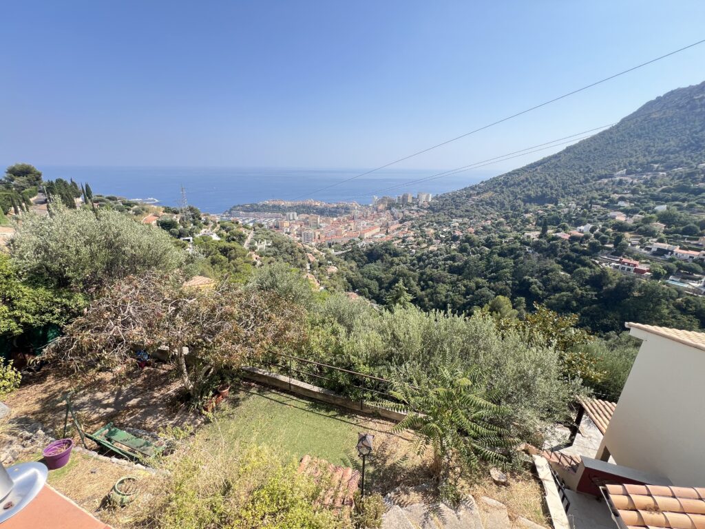 Open view over MONACO, villa to renovation ISM Property