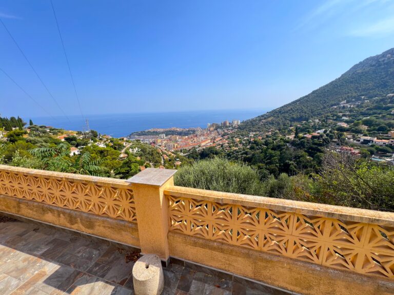 Open view over MONACO, villa to renovation ISM Property