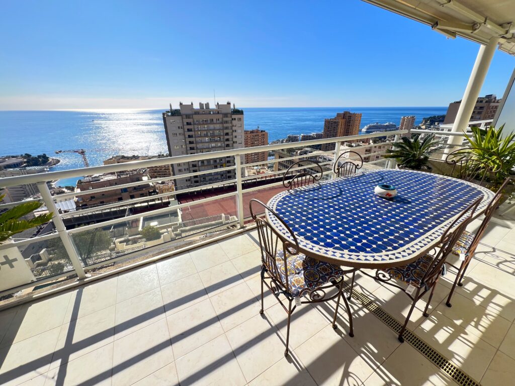 Border MONACO, terrace 60sqm, open sea view ISM Property