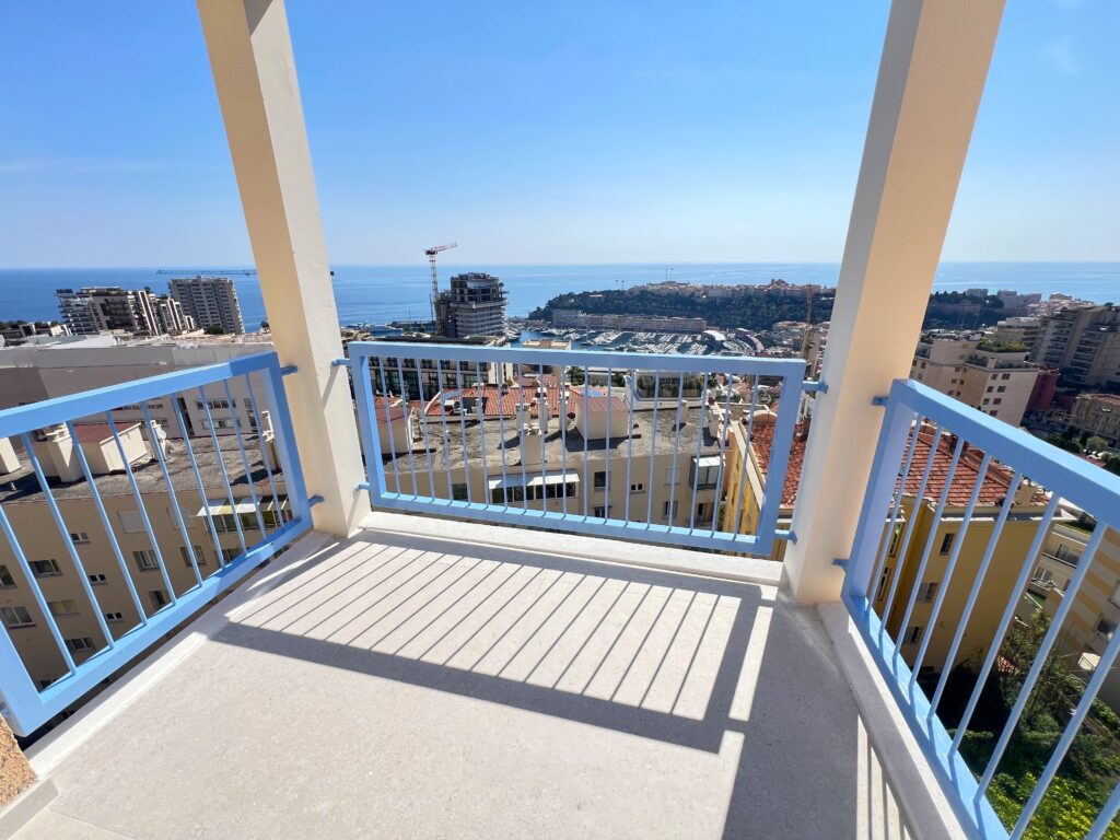 Fantastic sea view , terraces , border MONACO ISM Property