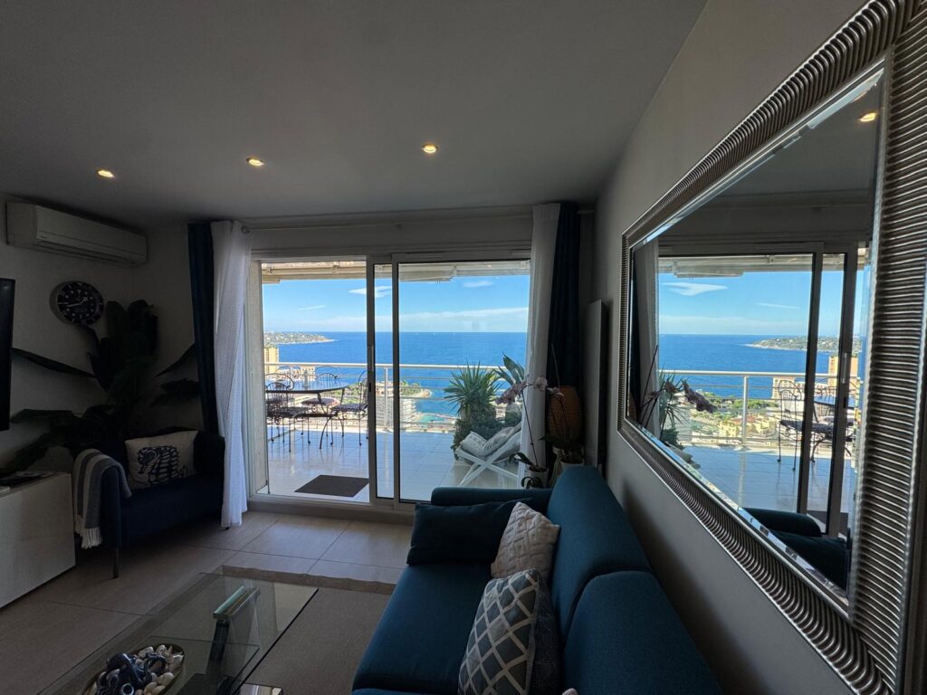 Border MONACO, terrace 60sqm, open sea view ISM Property