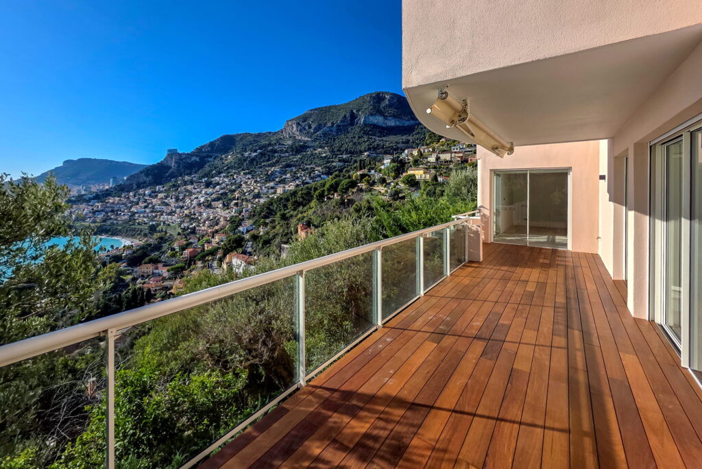 Open sea view and view over Monaco, garden ISM Property