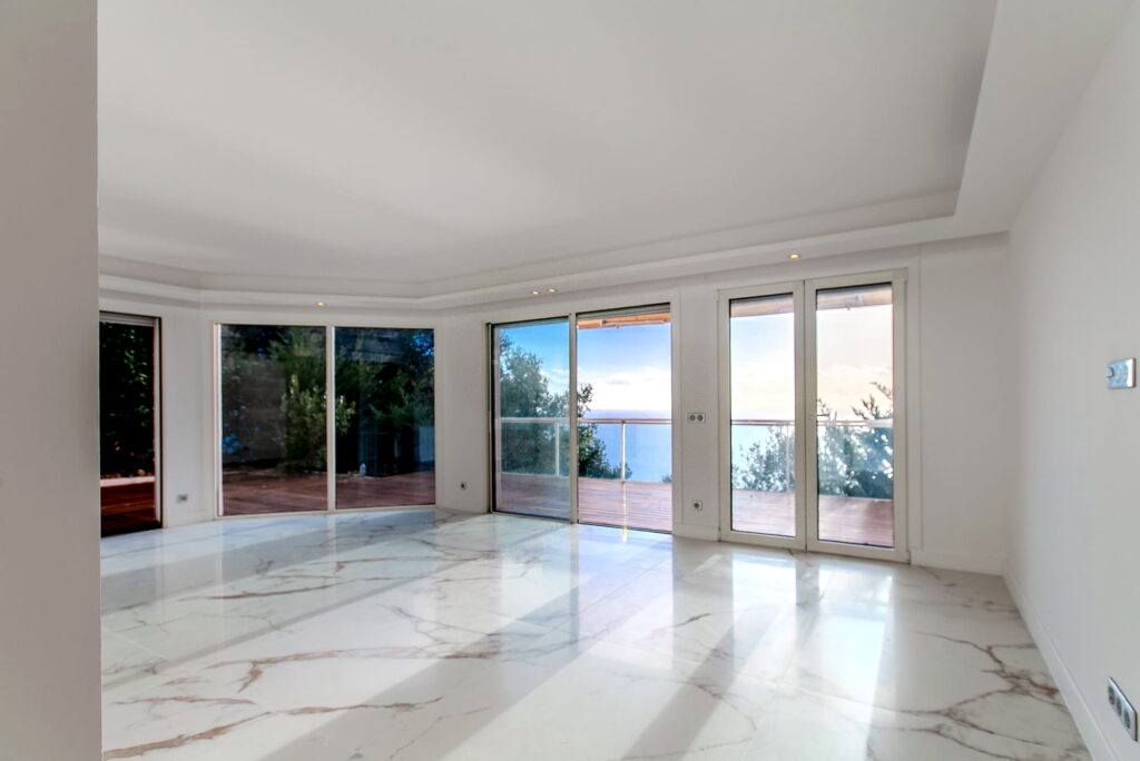 Open sea view and view over Monaco, garden ISM Property